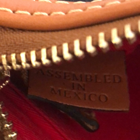 Dooney & Bourke Black Tartan & Brown Leather Trim ZA Wristlet NWT - Picture 14 of 16